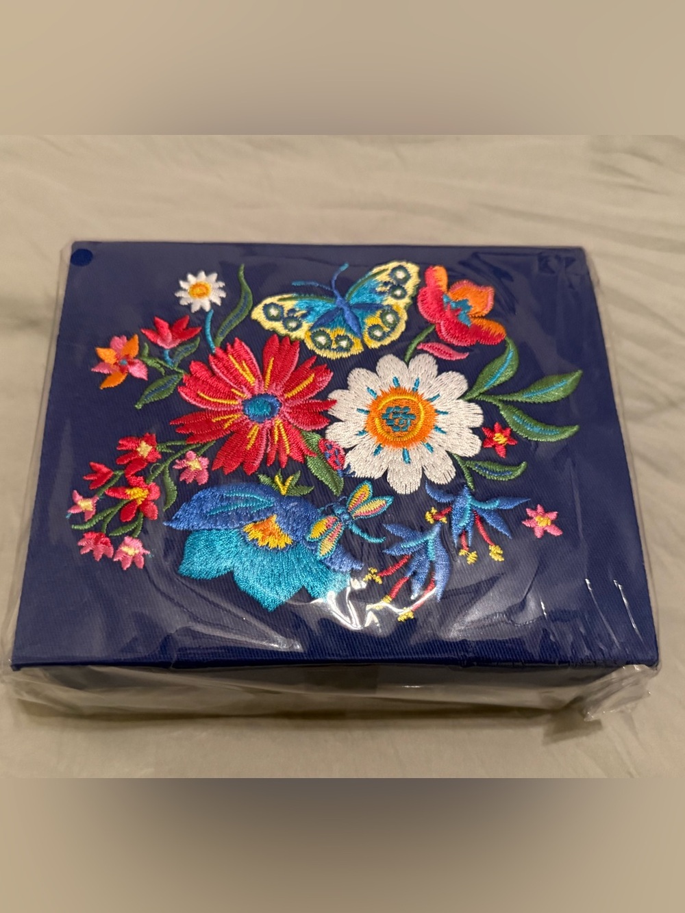 Brighton French Garden Jewelry Box - Navy - NWT